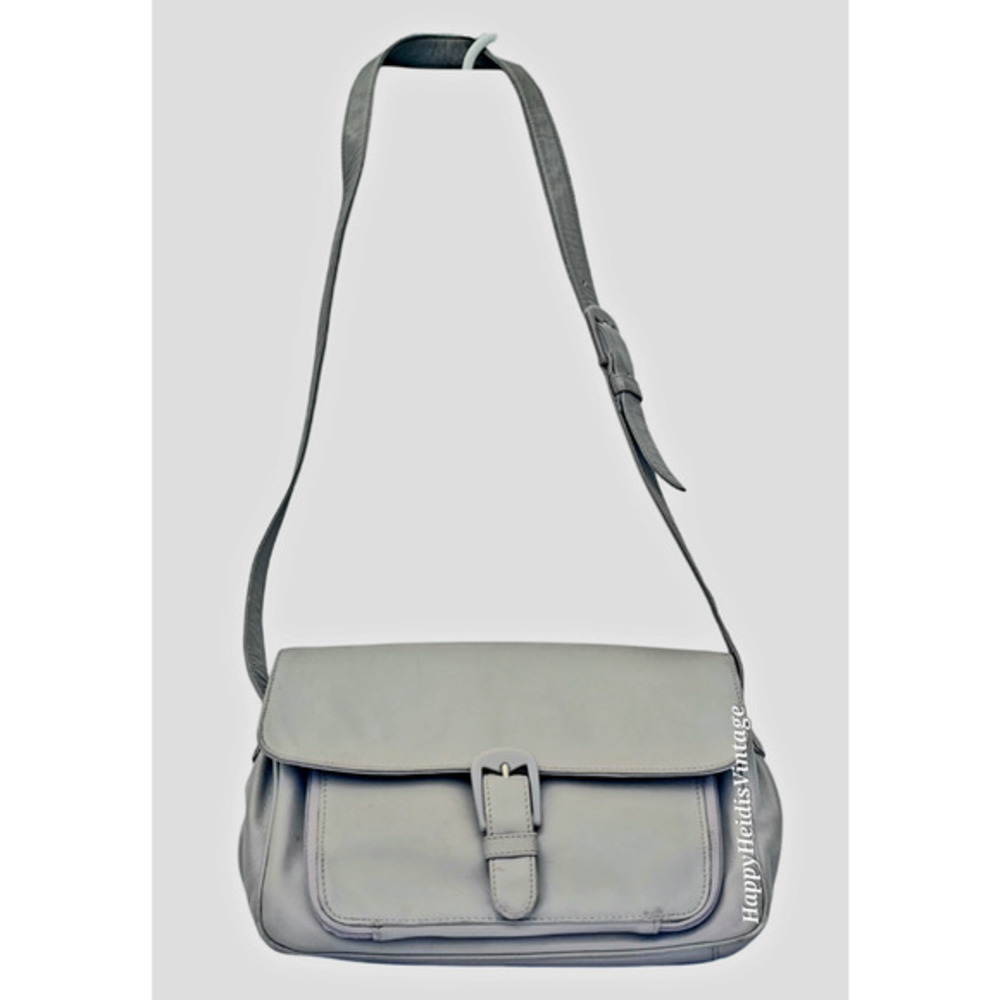 Vintage Nordstrom Preview‎ Collection Leather Baguette Crossbody Handbag Purse